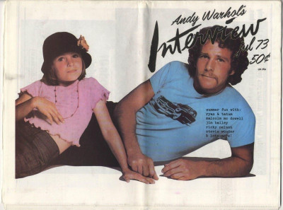 Andy Warhol's Interview No 34 July 1973 Malcolm McDowell Ryan & Tatum O'Neal Peter Bogdanovich